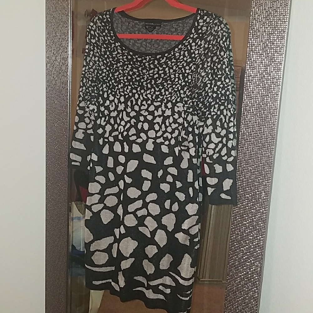 Sweater dress, very cute!